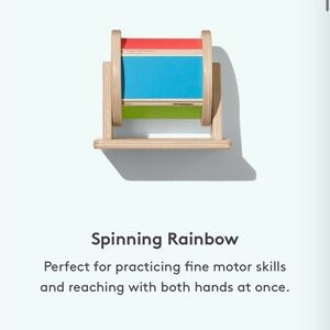 Lovevery Spinning Rainbow from The Senser 5-6 Month Play Kit